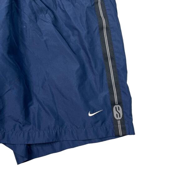 Nike VTG Y2K Mesh Liner Hybrid Running Swim Shorts Navy Blue Mens XL - Picture 3 of 7